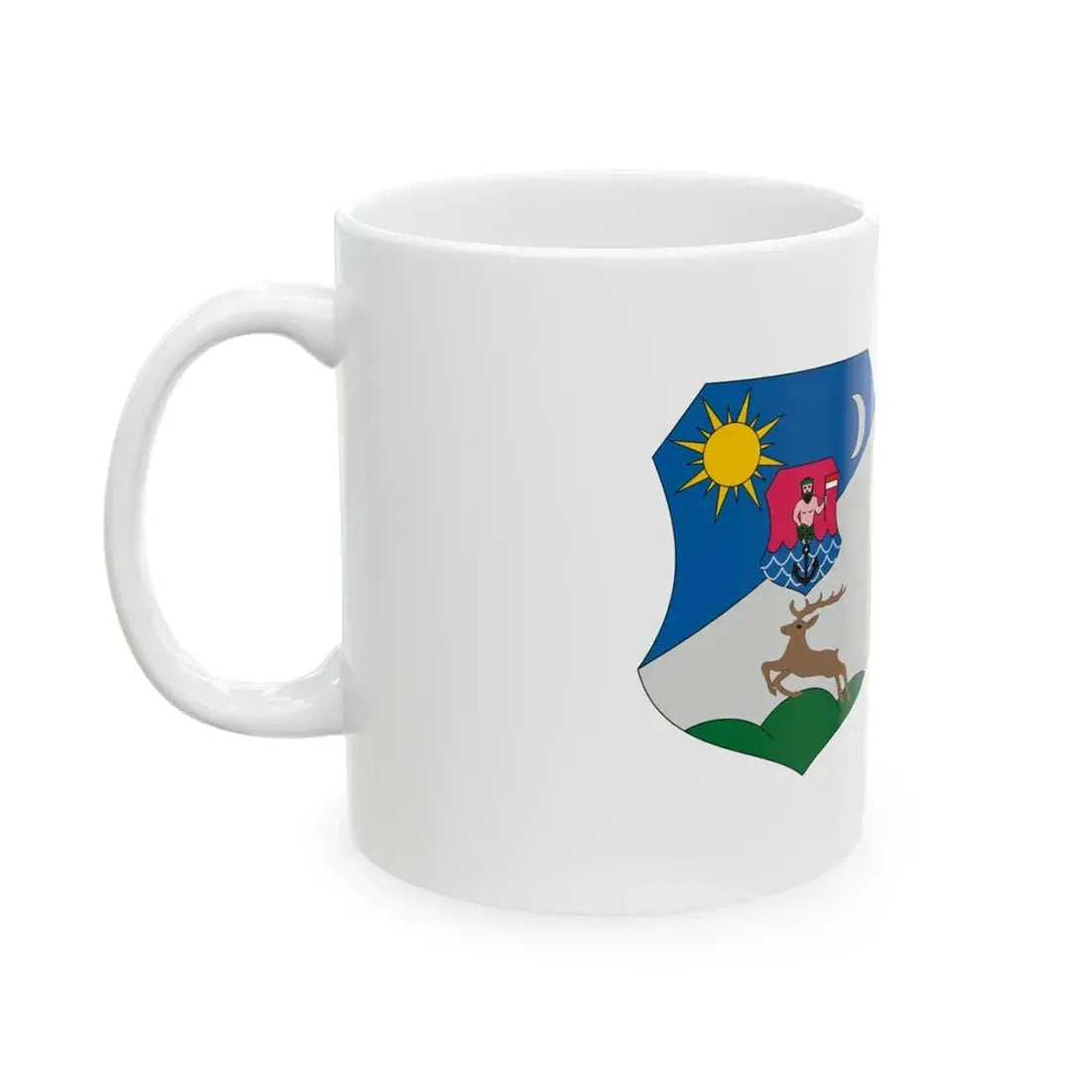 Flag of Miszla (Hungary) White Coffee Mug - Go Mug Yourself