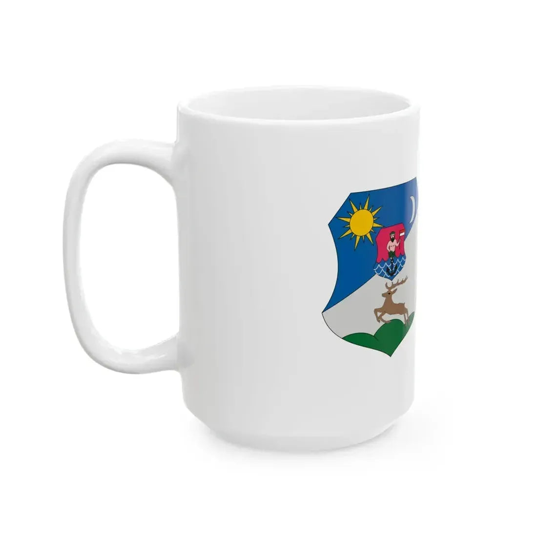 Flag of Miszla (Hungary) White Coffee Mug - Go Mug Yourself