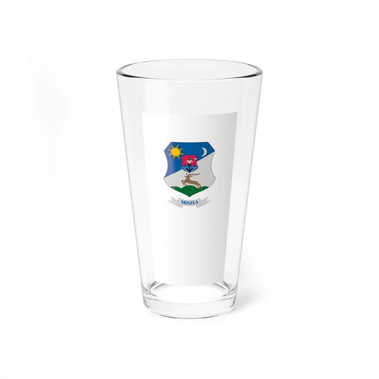 Flag of Miszla vertical (Hungary) Pint Glass 16oz 16oz - Go Mug Yourself