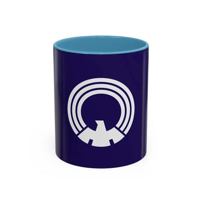 Flag of Mitaka Tokyo Japan - Accent Coffee Mug 11oz Light Blue - Go Mug Yourself