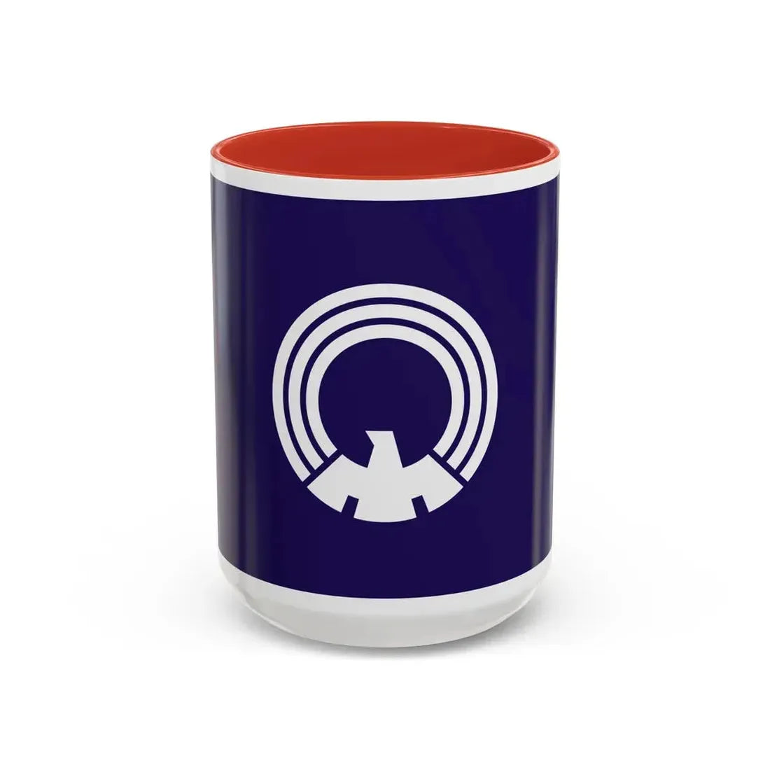 Flag of Mitaka Tokyo Japan - Accent Coffee Mug 15oz Red - Go Mug Yourself
