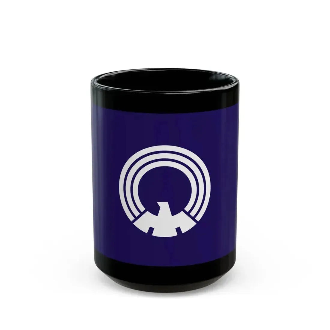 Flag of Mitaka Tokyo Japan - Black Coffee Mug 15oz - Go Mug Yourself