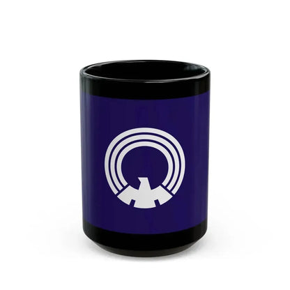 Flag of Mitaka Tokyo Japan - Black Coffee Mug 15oz - Go Mug Yourself