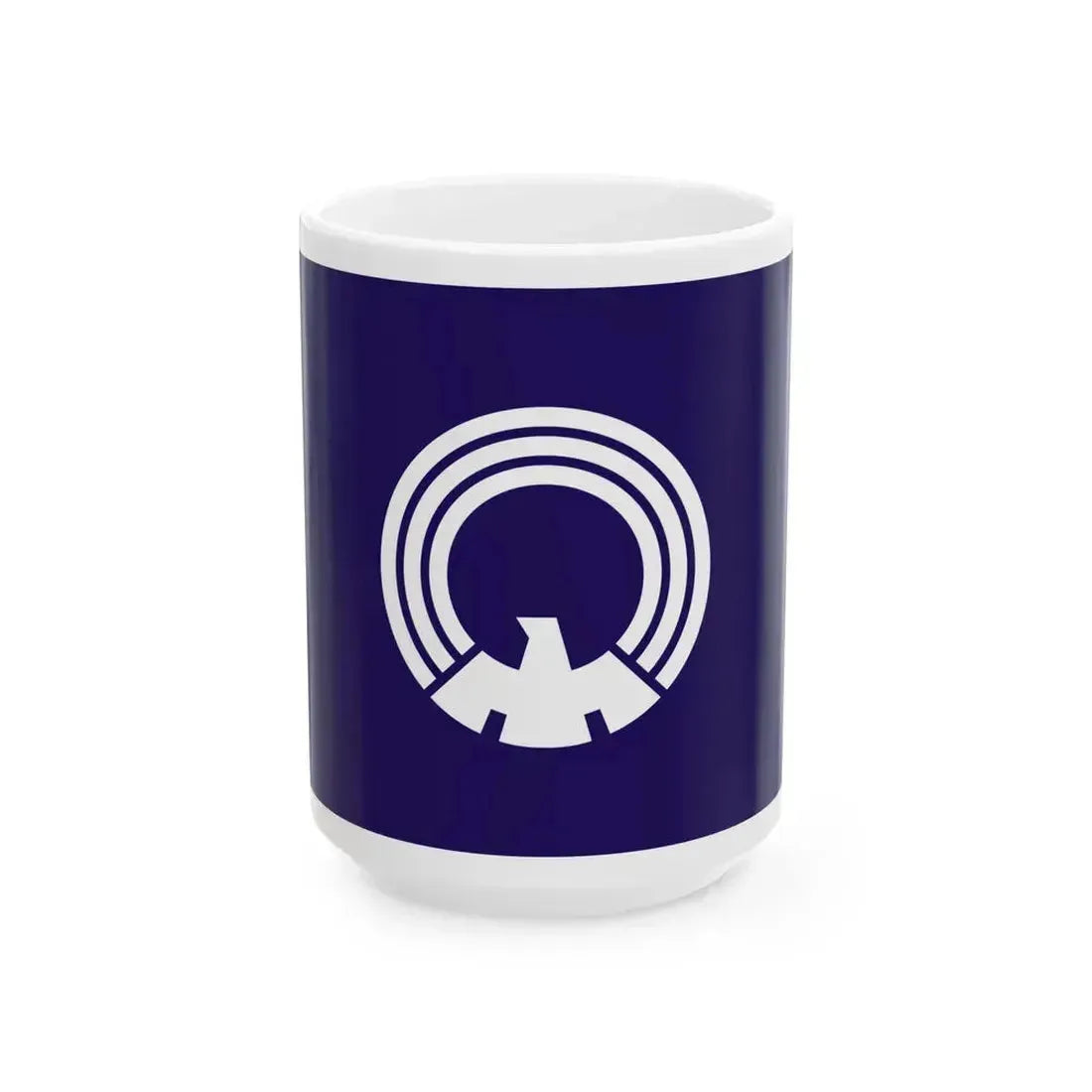 Flag of Mitaka Tokyo Japan - White Coffee Mug 15oz - Go Mug Yourself