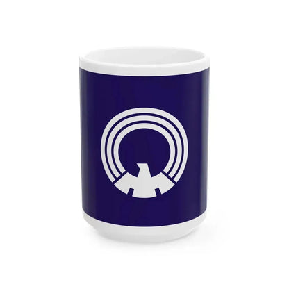 Flag of Mitaka Tokyo Japan - White Coffee Mug 15oz - Go Mug Yourself