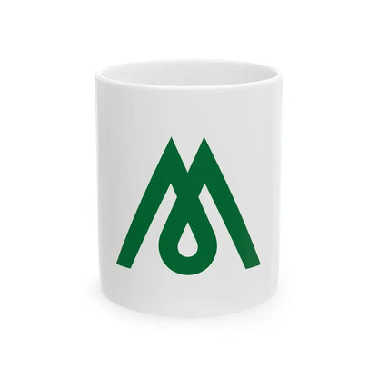 Flag of Mitake Gifu (Japan) White Coffee Mug 11oz - Go Mug Yourself