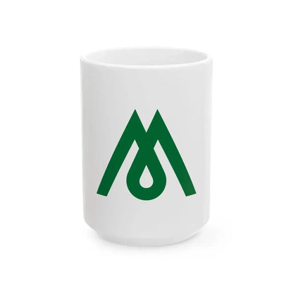 Flag of Mitake Gifu (Japan) White Coffee Mug 15oz - Go Mug Yourself