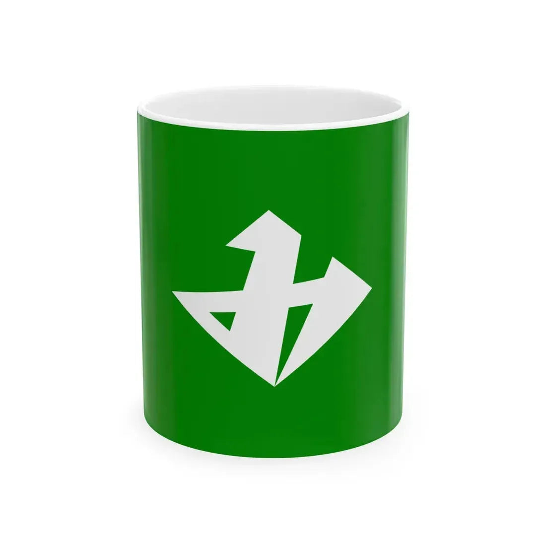 Flag of Mitake Nagano 1972-2005 (Japan) White Coffee Mug 11oz - Go Mug Yourself