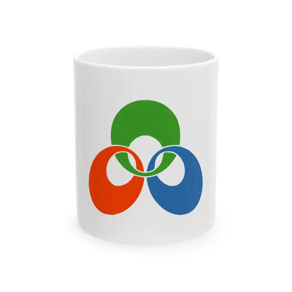 Flag of Mitane Akita (Japan) White Coffee Mug 11oz - Go Mug Yourself