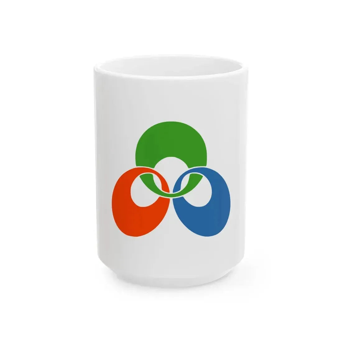 Flag of Mitane Akita (Japan) White Coffee Mug 15oz - Go Mug Yourself