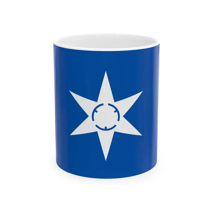 Flag of Mito Ibaraki (Japan) White Coffee Mug 11oz - Go Mug Yourself