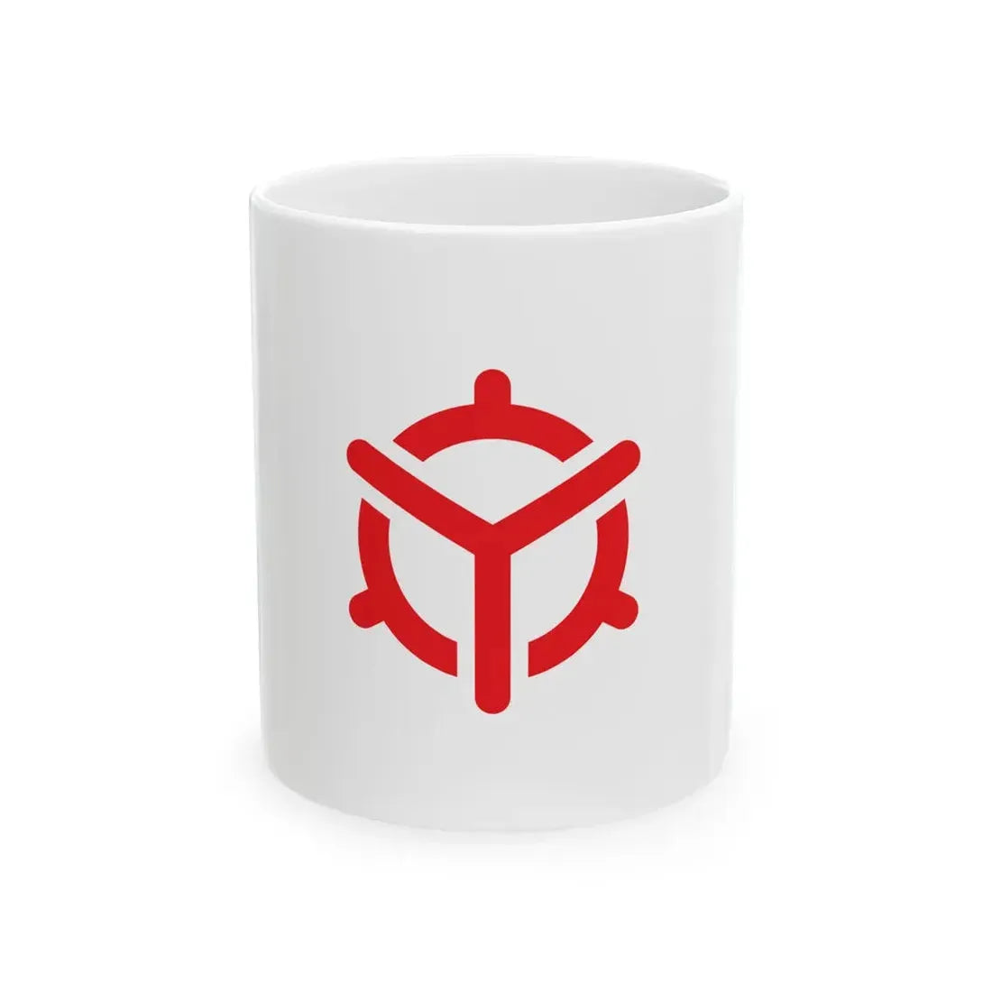 Flag of Mitoya Shimane 1954-2004 (Japan) White Coffee Mug 11oz - Go Mug Yourself