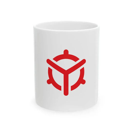 Flag of Mitoya Shimane 1954-2004 (Japan) White Coffee Mug 11oz - Go Mug Yourself