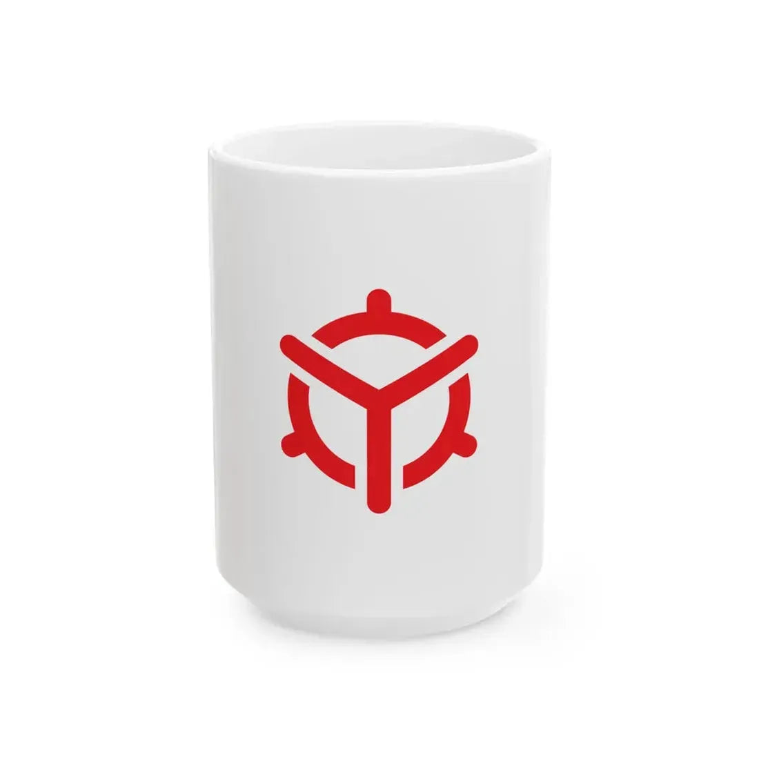 Flag of Mitoya Shimane 1954-2004 (Japan) White Coffee Mug 15oz - Go Mug Yourself