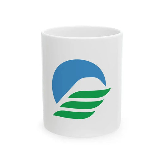 Flag of Mitoyo Kagawa (Japan) White Coffee Mug 11oz - Go Mug Yourself