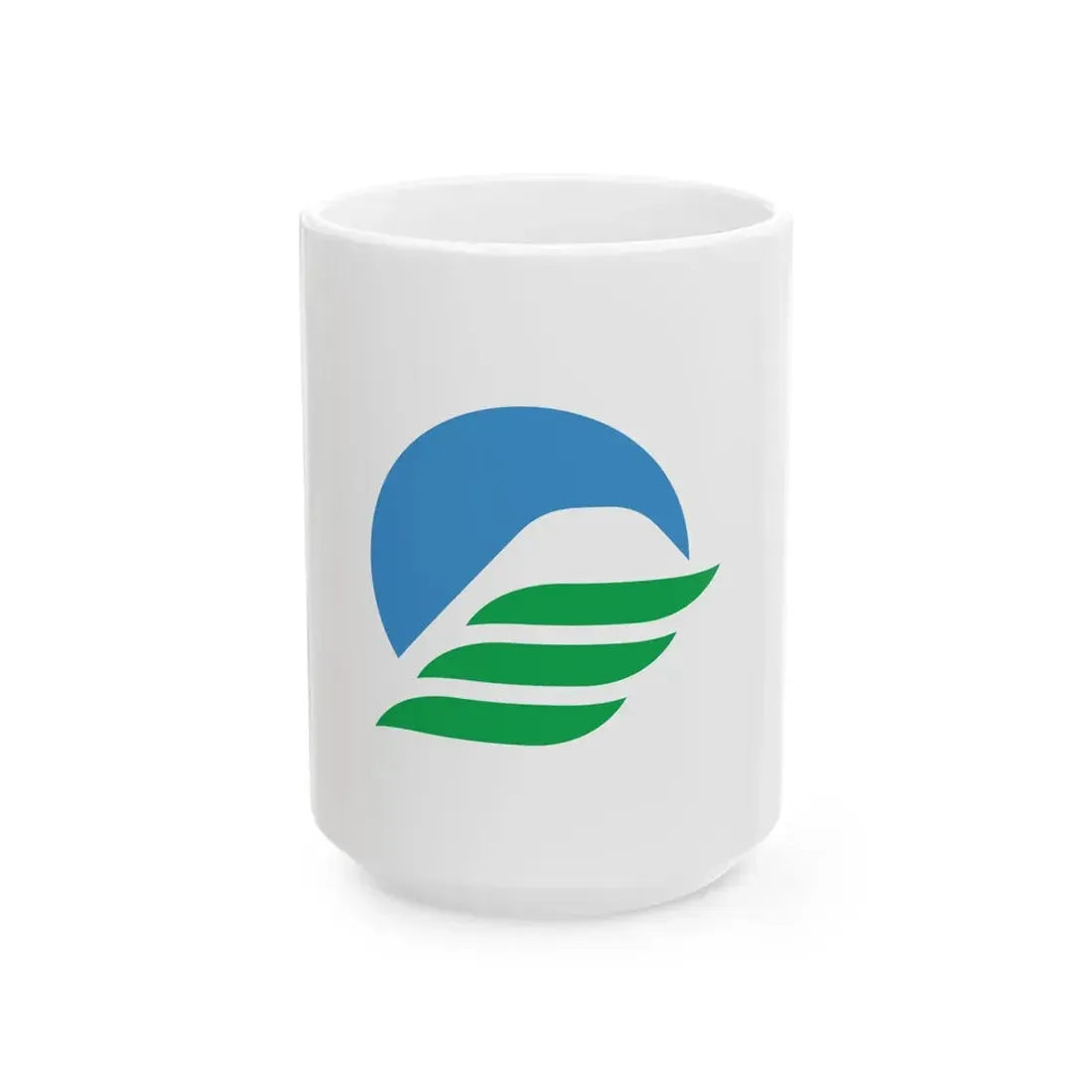 Flag of Mitoyo Kagawa (Japan) White Coffee Mug 15oz - Go Mug Yourself