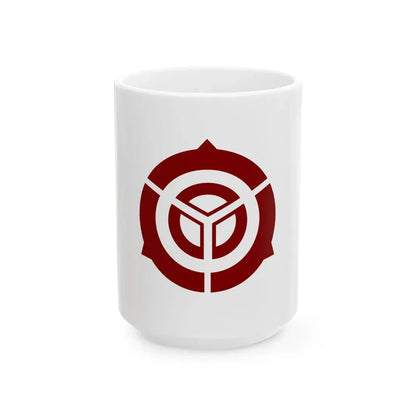 Flag of Mitsuishi Hokkaido (Japan) White Coffee Mug 15oz - Go Mug Yourself