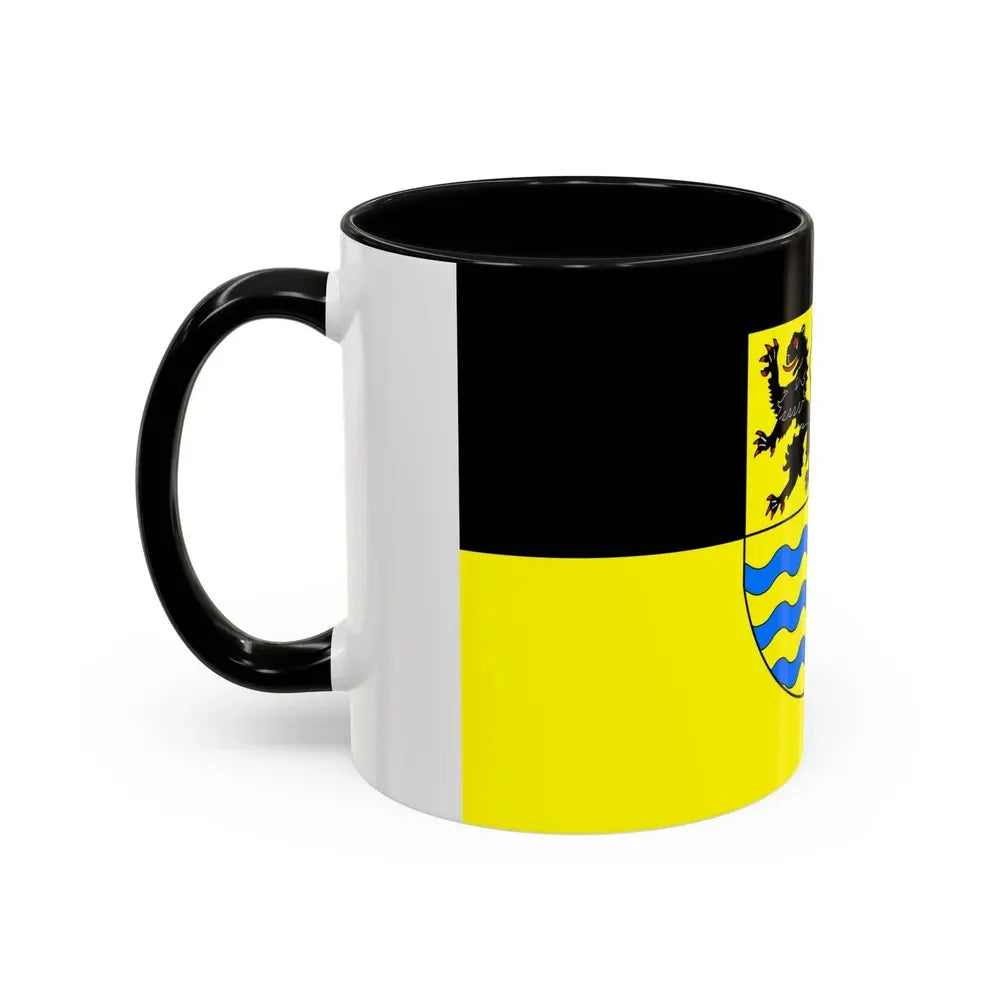 Flag of Mittelsachsen Germany - Accent Coffee Mug - Go Mug Yourself