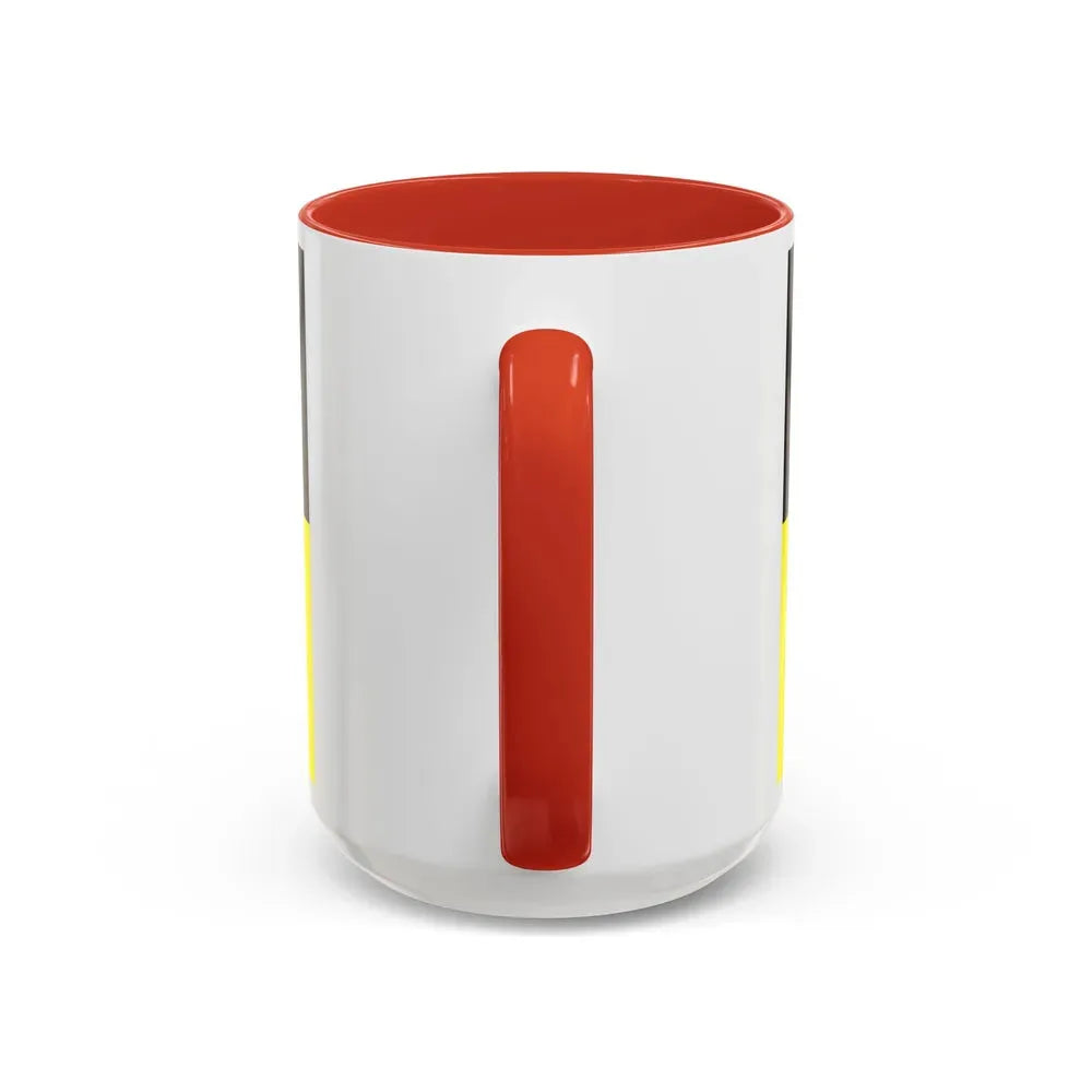 Flag of Mittelsachsen Germany - Accent Coffee Mug - Go Mug Yourself