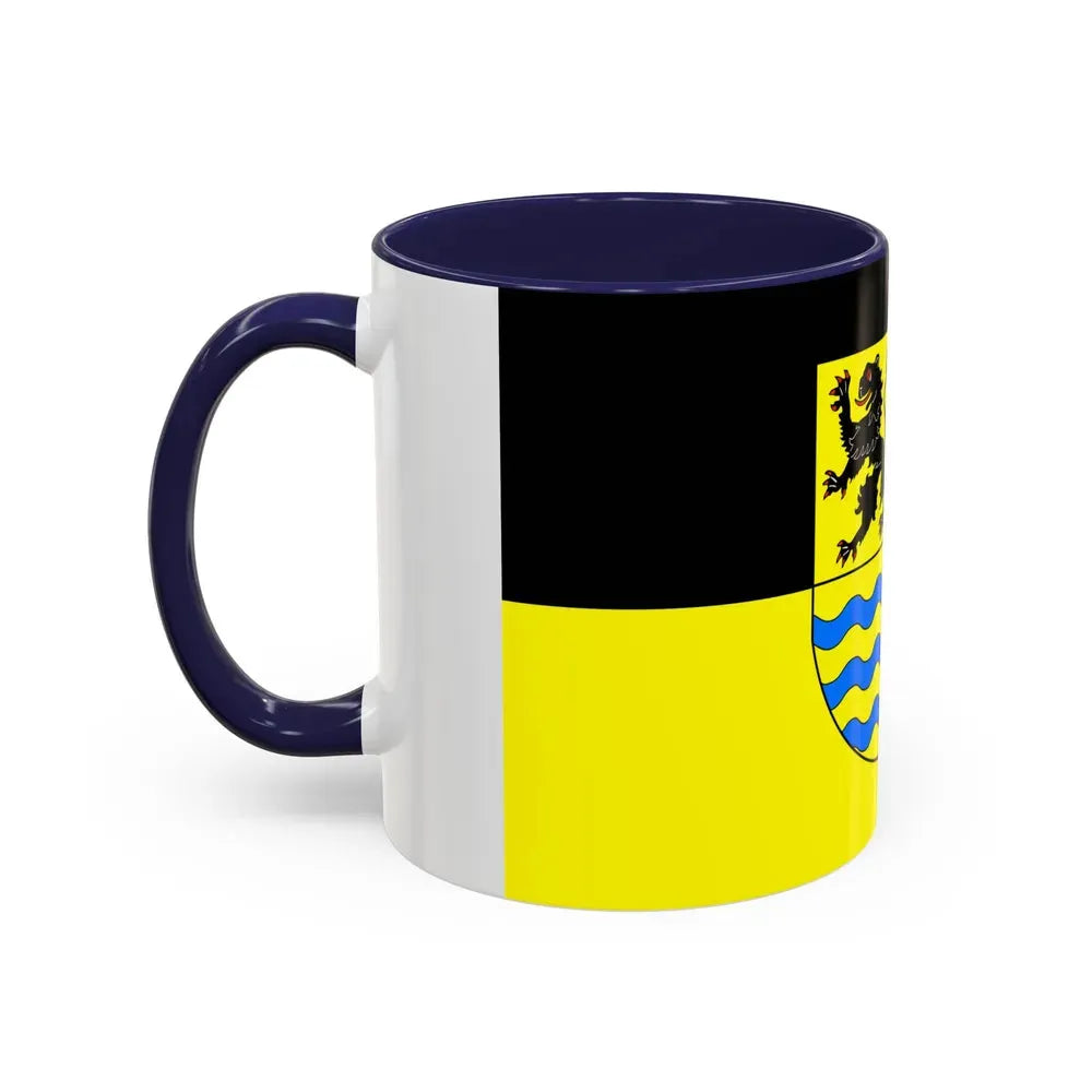 Flag of Mittelsachsen Germany - Accent Coffee Mug - Go Mug Yourself