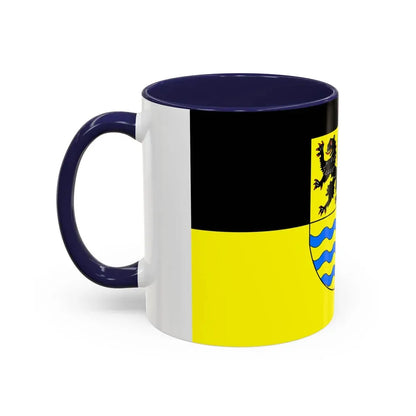 Flag of Mittelsachsen Germany - Accent Coffee Mug - Go Mug Yourself