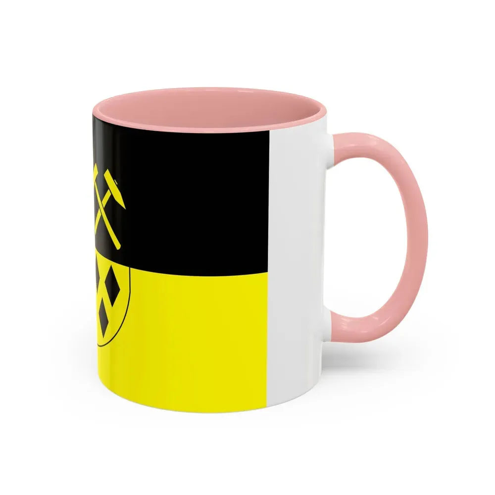 Flag of Mittelsachsen Germany - Accent Coffee Mug - Go Mug Yourself