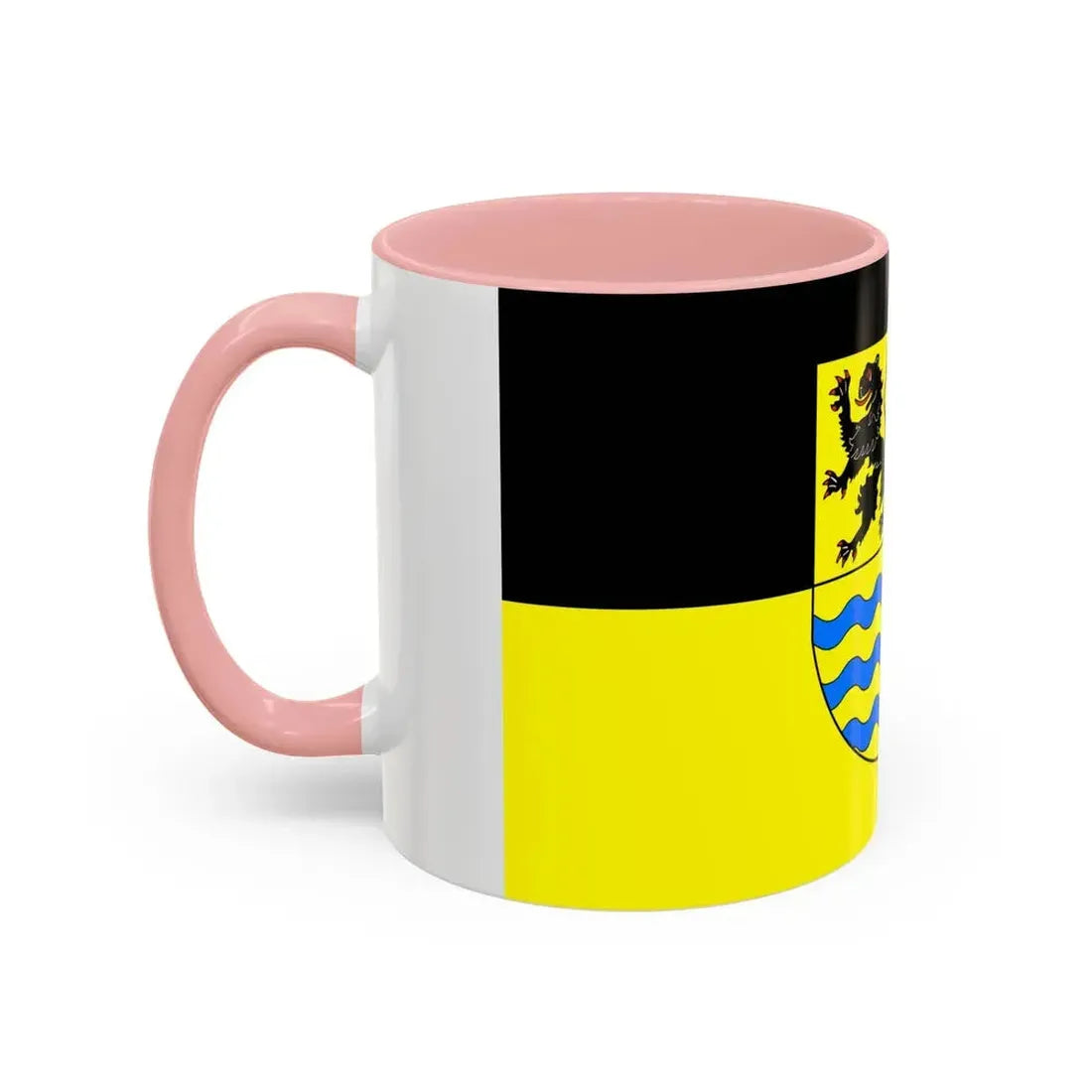 Flag of Mittelsachsen Germany - Accent Coffee Mug - Go Mug Yourself