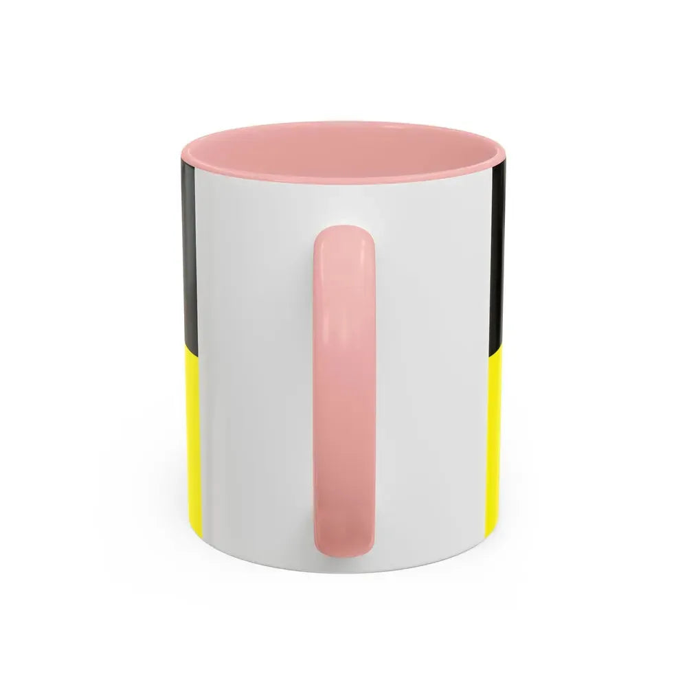 Flag of Mittelsachsen Germany - Accent Coffee Mug - Go Mug Yourself
