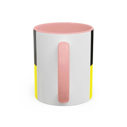 Flag of Mittelsachsen Germany - Accent Coffee Mug - Go Mug Yourself
