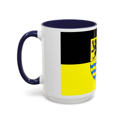 Flag of Mittelsachsen Germany - Accent Coffee Mug - Go Mug Yourself