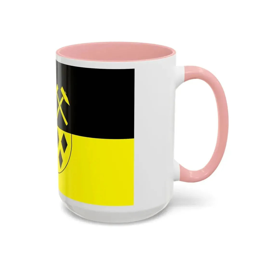 Flag of Mittelsachsen Germany - Accent Coffee Mug - Go Mug Yourself