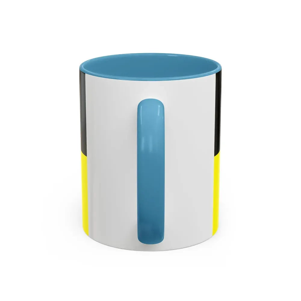 Flag of Mittelsachsen Germany - Accent Coffee Mug - Go Mug Yourself