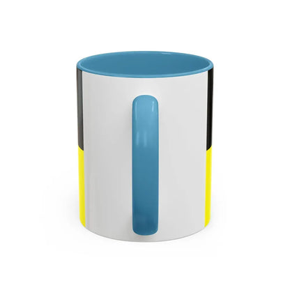 Flag of Mittelsachsen Germany - Accent Coffee Mug - Go Mug Yourself