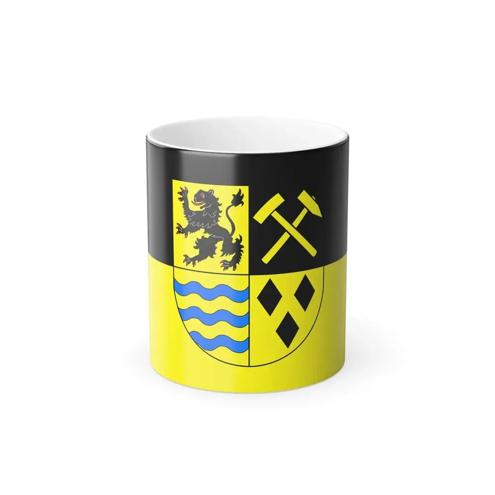 Flag of Mittelsachsen Germany - Color Changing Coffee Mug 11oz - Go Mug Yourself