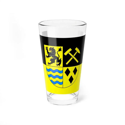 Flag of Mittelsachsen Germany - Pint Glass 16oz 16oz - Go Mug Yourself