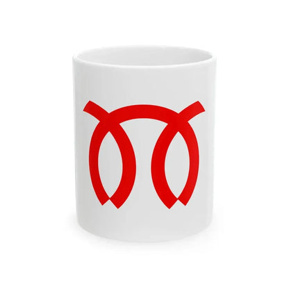Flag of Miura Kanagawa (Japan) White Coffee Mug 11oz - Go Mug Yourself