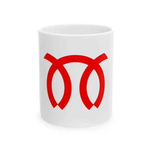 Flag of Miura Kanagawa (Japan) White Coffee Mug 11oz - Go Mug Yourself