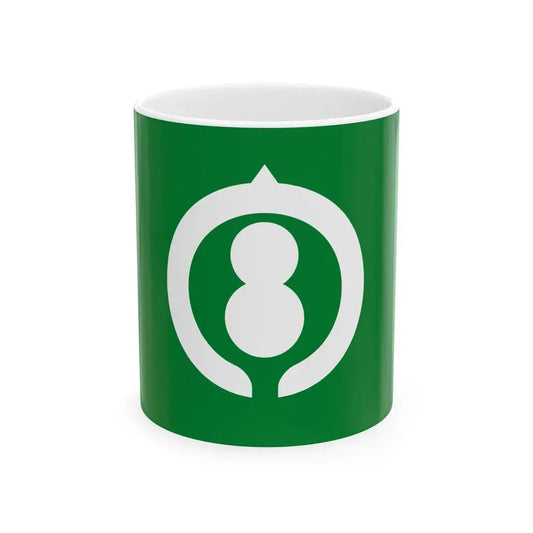 Flag of Miya Gifu 1971-2005 (Japan) White Coffee Mug 11oz - Go Mug Yourself