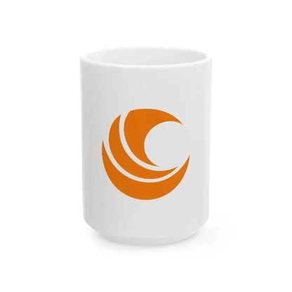 Flag of Miyada Nagano (Japan) White Coffee Mug 15oz - Go Mug Yourself