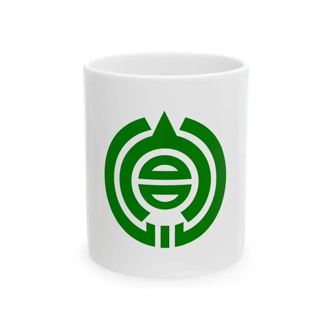 Flag of Miyagawa Gifu 1957-2004 (Japan) White Coffee Mug 11oz - Go Mug Yourself