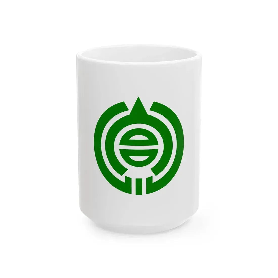 Flag of Miyagawa Gifu 1957-2004 (Japan) White Coffee Mug 15oz - Go Mug Yourself