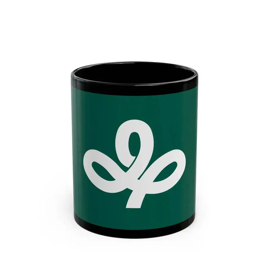 Flag of Miyagi Prefecture Japan - Black Coffee Mug 11oz - Go Mug Yourself