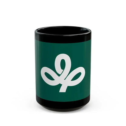 Flag of Miyagi Prefecture Japan - Black Coffee Mug 15oz - Go Mug Yourself