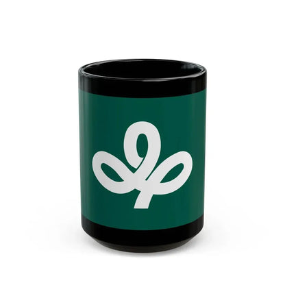 Flag of Miyagi Prefecture Japan - Black Coffee Mug - Go Mug Yourself