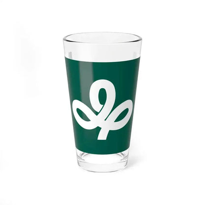 Flag of Miyagi Prefecture Japan - Pint Glass 16oz 16oz - Go Mug Yourself