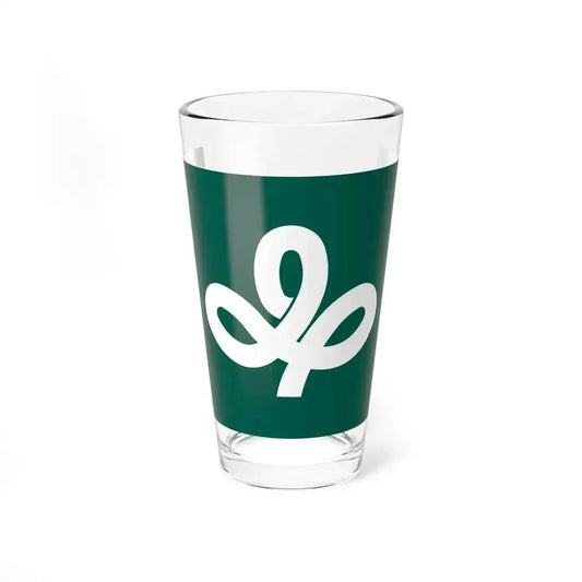 Flag of Miyagi Prefecture Japan - Pint Glass 16oz 16oz - Go Mug Yourself