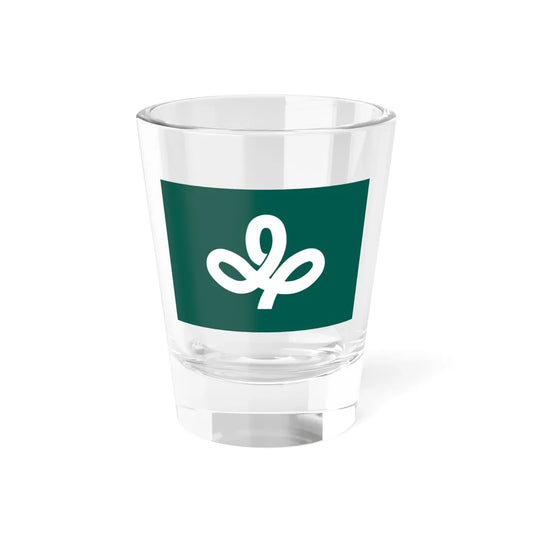 Flag of Miyagi Prefecture (Japan) Shot Glass 1.5oz 1.5oz - Go Mug Yourself