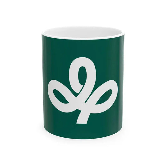 Flag of Miyagi Prefecture (Japan) White Coffee Mug 11oz - Go Mug Yourself