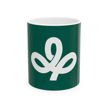 Flag of Miyagi Prefecture Japan - White Coffee Mug 11oz - Go Mug Yourself