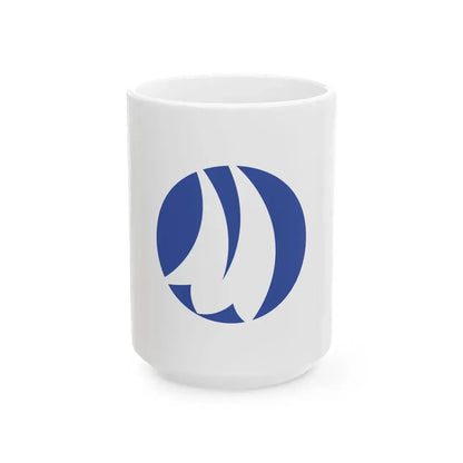 Flag of Miyagino Ward Sendai Miyagi (Japan) White Coffee Mug 15oz - Go Mug Yourself